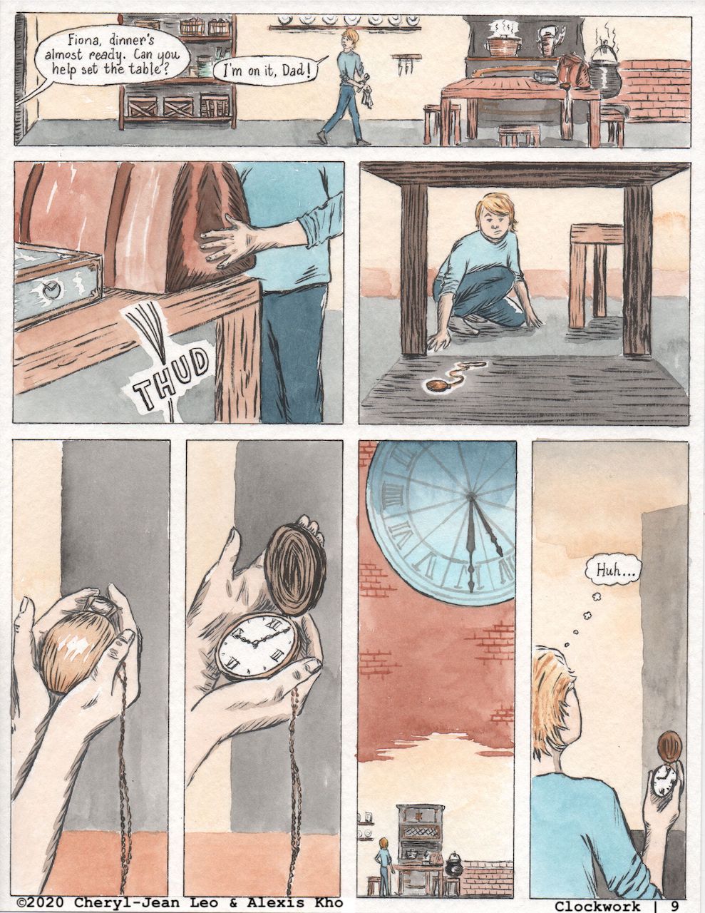 Clockwork Comic Page 9 Outskirts of Orion Indie  Comics